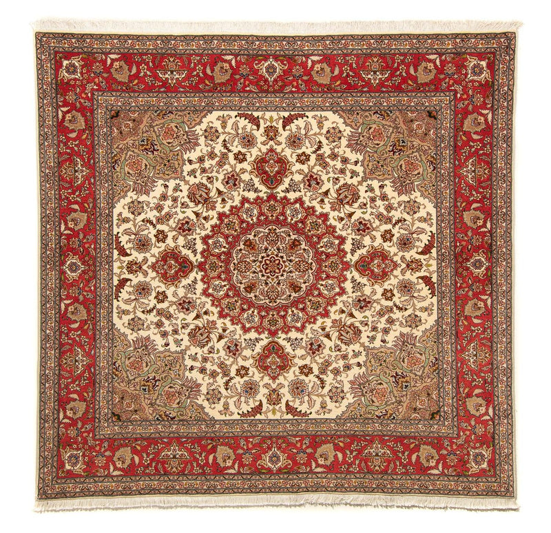 Perser Rug - Tabriz - Royal square  - 203 x 200 cm - beige