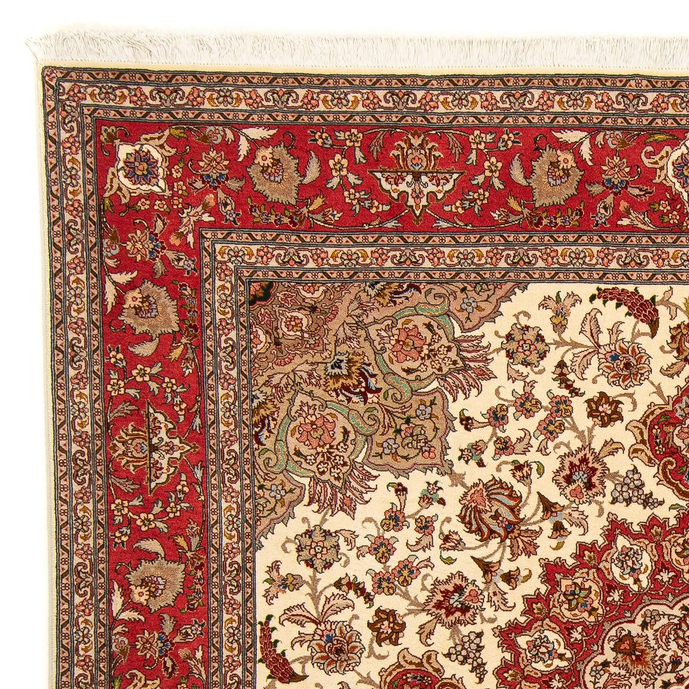 Tabriz - 50 Raj Rug 203x200cm - Persian Rugs
