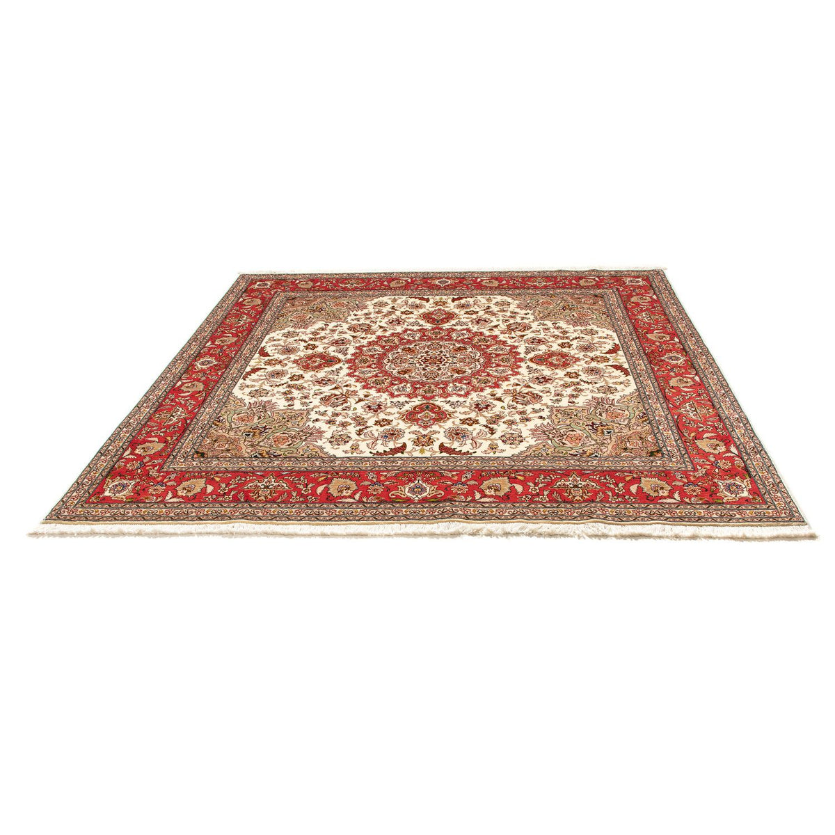 Perser Rug - Tabriz - Royal square  - 203 x 200 cm - beige
