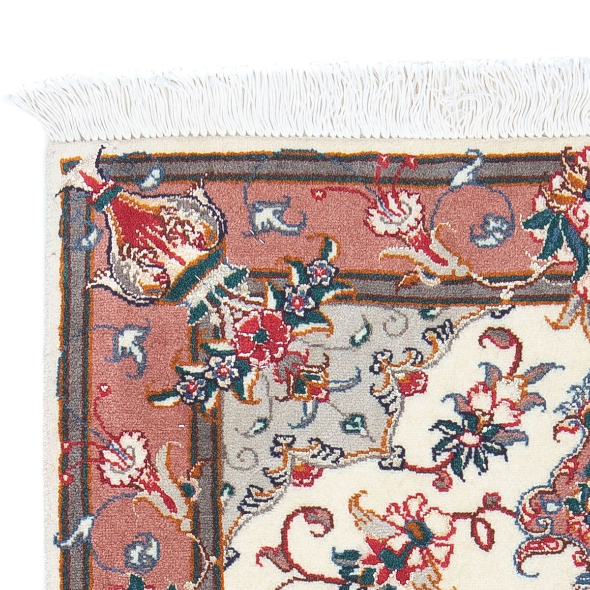 Tabriz - 50 Raj Rug 60x92cm - Persian Rugs