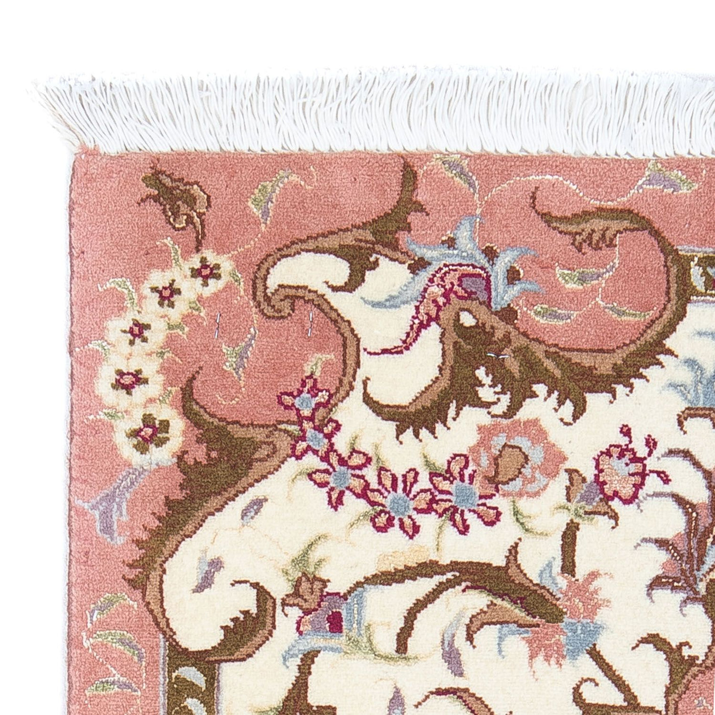 Tabriz - 50 Raj Rug 90x60cm - Persian Rugs