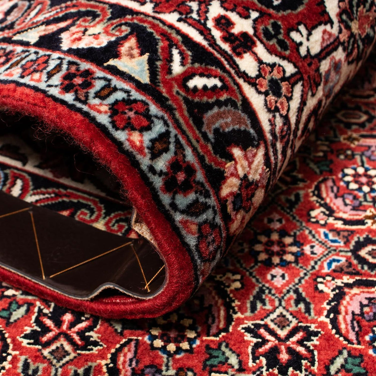 Perser Rug - Bidjar - 249 x 202 cm - dark red