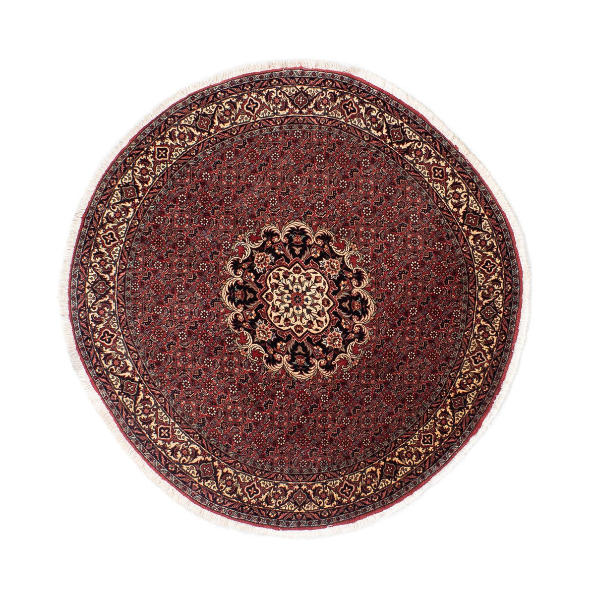 Perser Rug - Bidjar round  - 150 x 150 cm - dark red