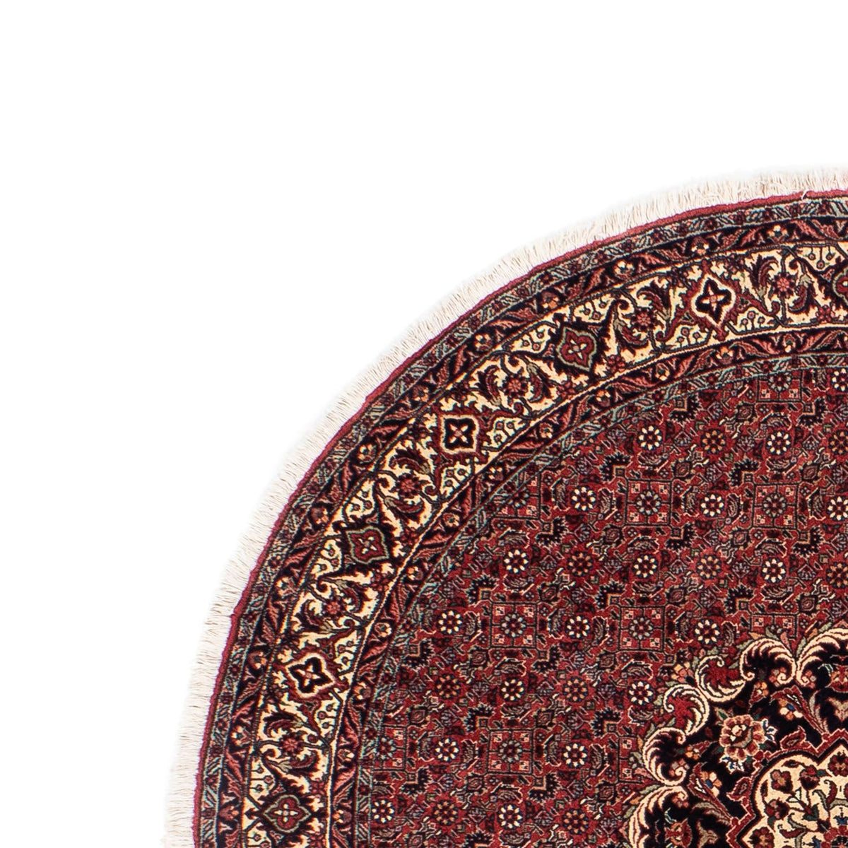 Perser Rug - Bidjar round  - 150 x 150 cm - dark red