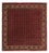 Perser Rug - Bidjar square  - 207 x 200 cm - dark red