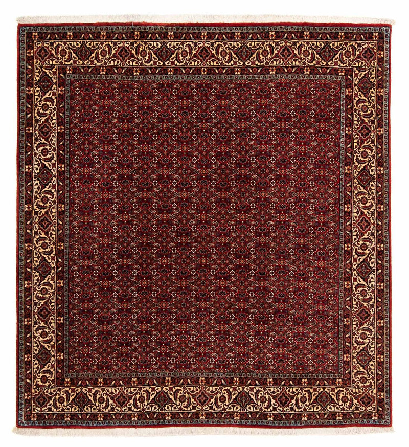 Perser Rug - Bidjar square  - 207 x 200 cm - dark red