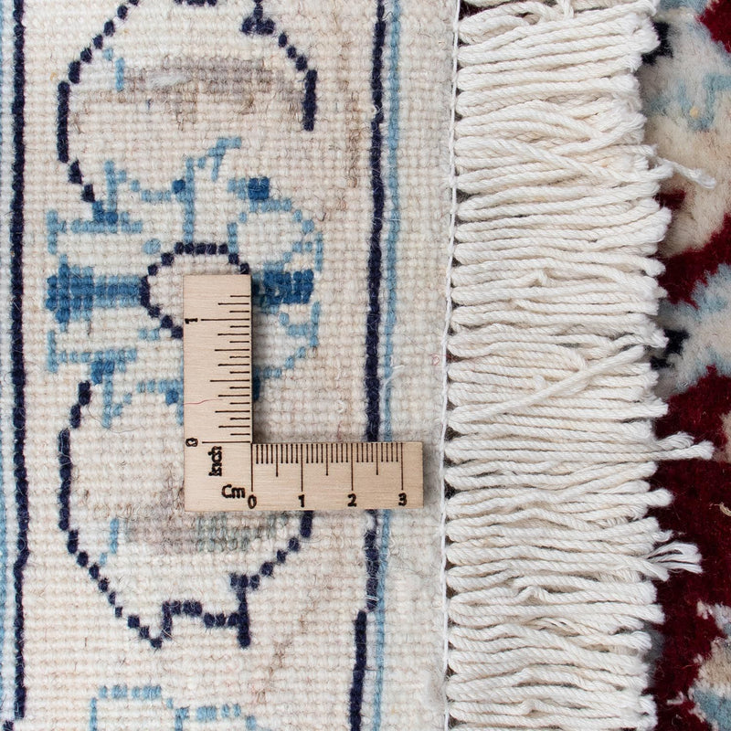 Perser Rug - Nain round  - 297 x 297 cm - dark red