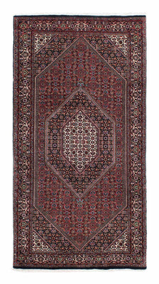Runner Perser Rug - Bidjar - 200 x 99 cm - dark blue