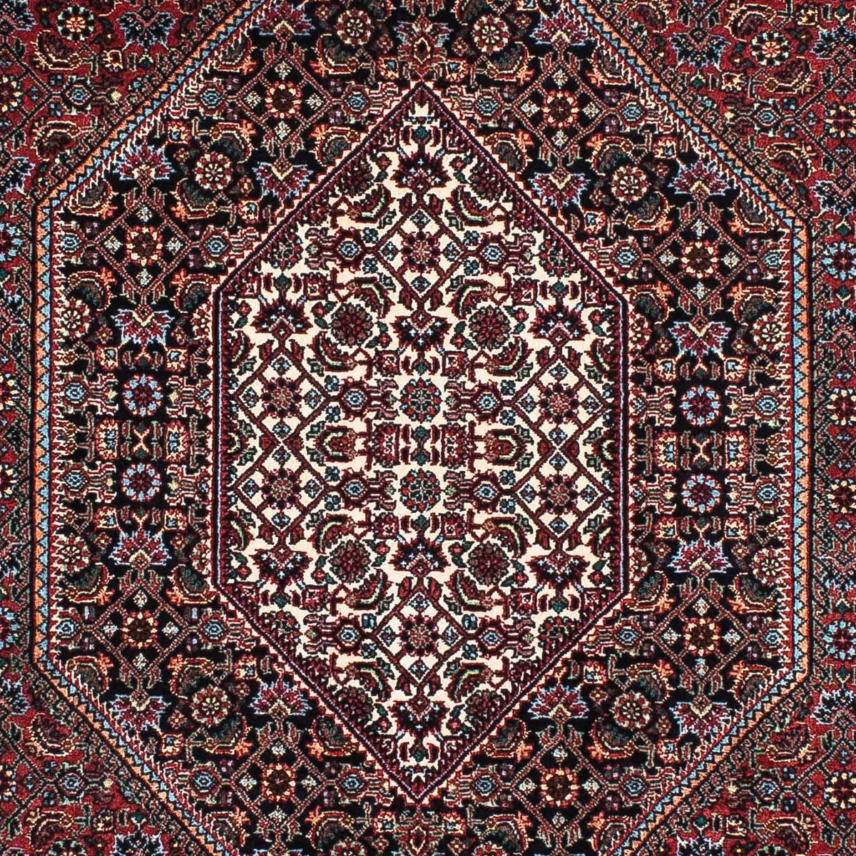 Runner Perser Rug - Bidjar - 200 x 99 cm - dark blue