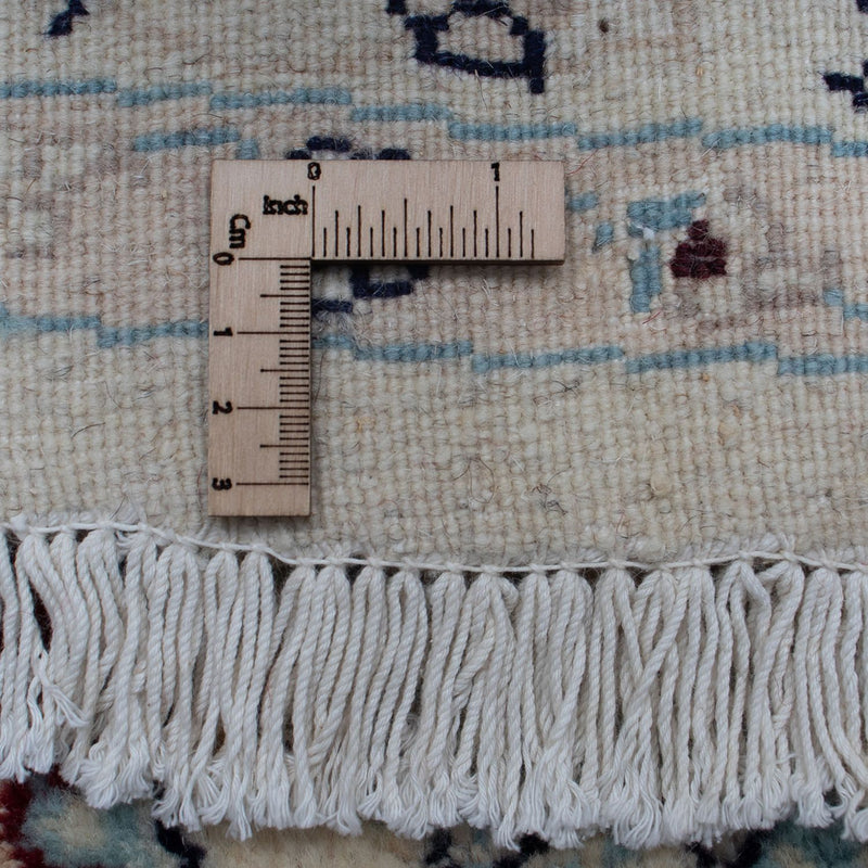 Perser Rug - Nain - Royal round  - 292 x 292 cm - dark red