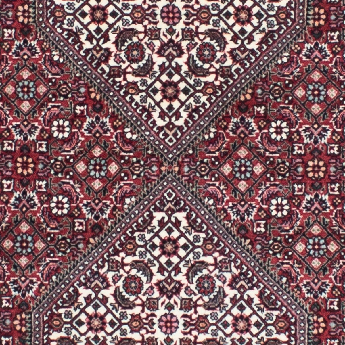 Runner Perser Rug - Bidjar - 317 x 85 cm - red