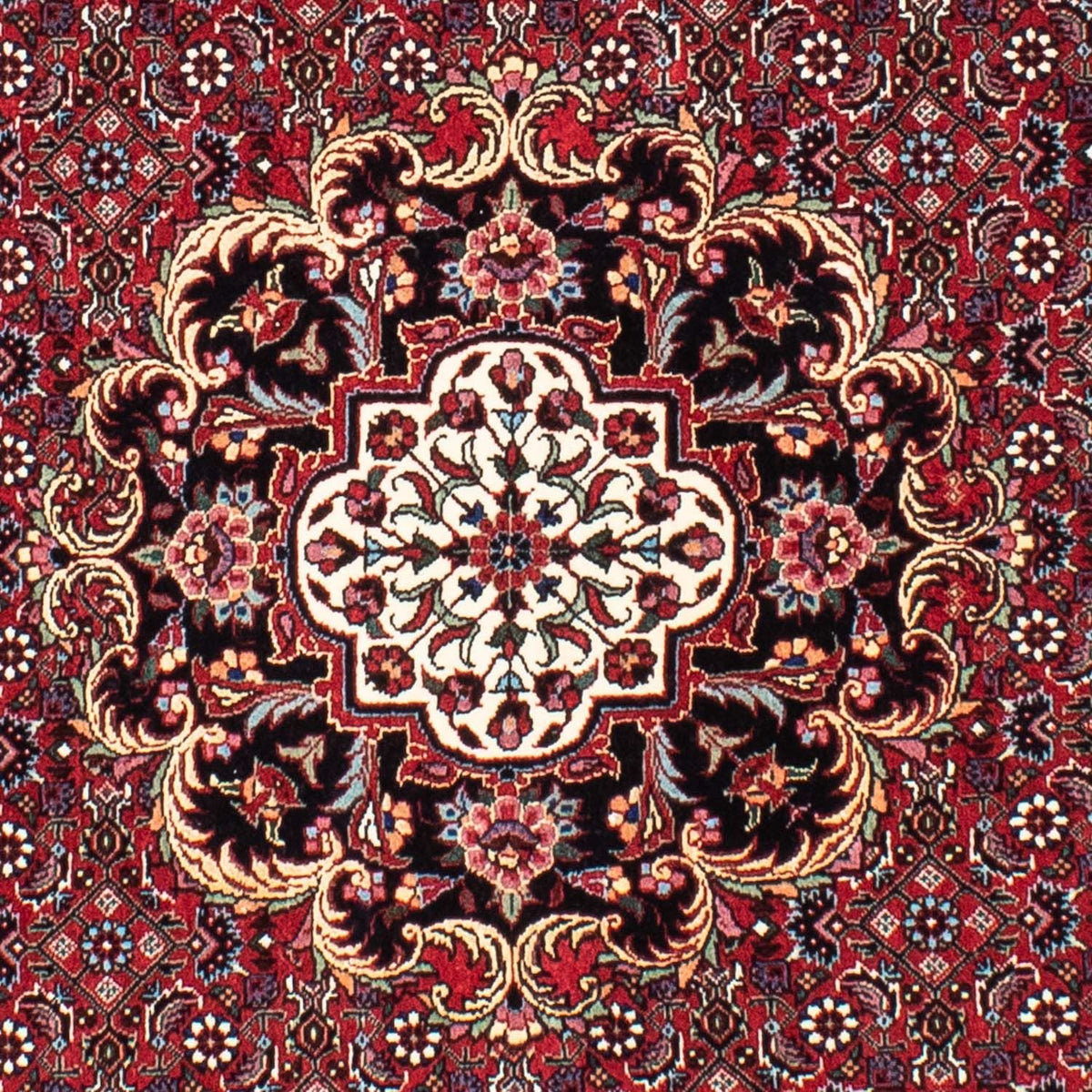 Perser Rug - Bidjar round  - 155 x 155 cm - dark red