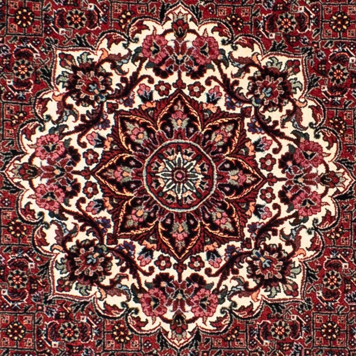 Perser Rug - Bidjar round  - 155 x 155 cm - dark red