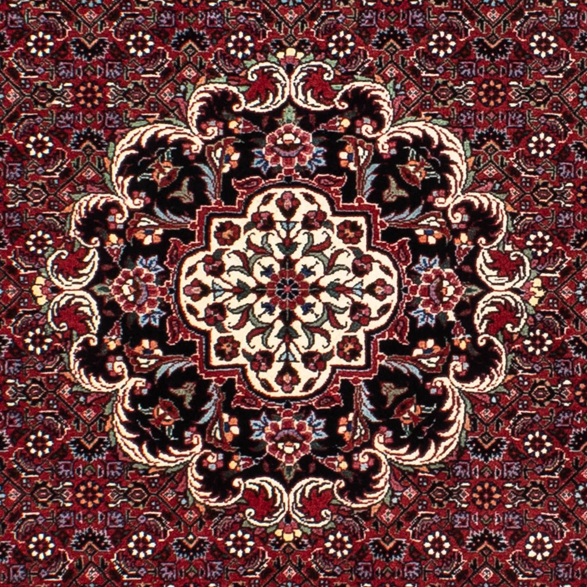 Perser Rug - Bidjar round  - 150 x 150 cm - dark red