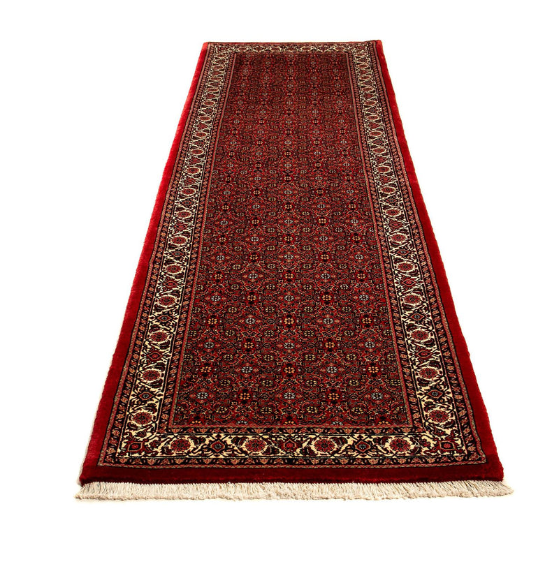 Runner Perser Rug - Bidjar - 292 x 78 cm - dark red