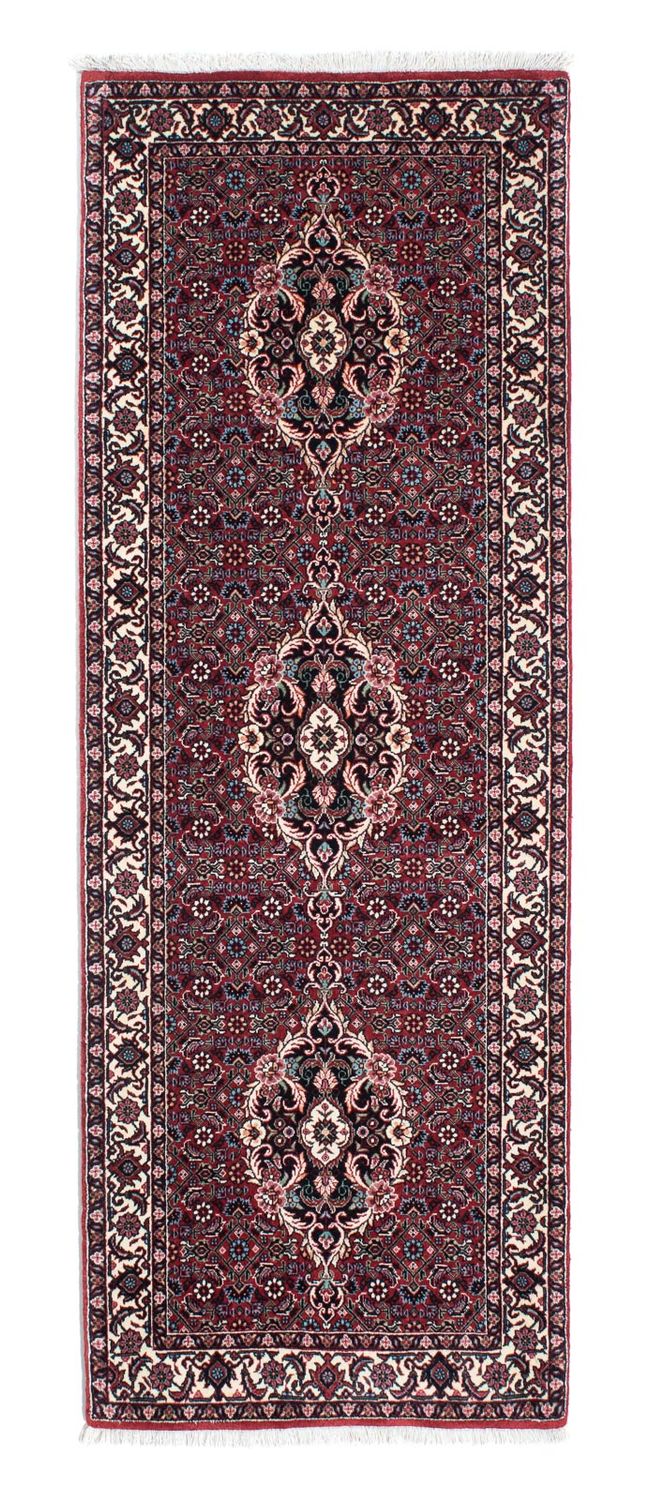Runner Perser Rug - Bidjar - 200 x 73 cm - red