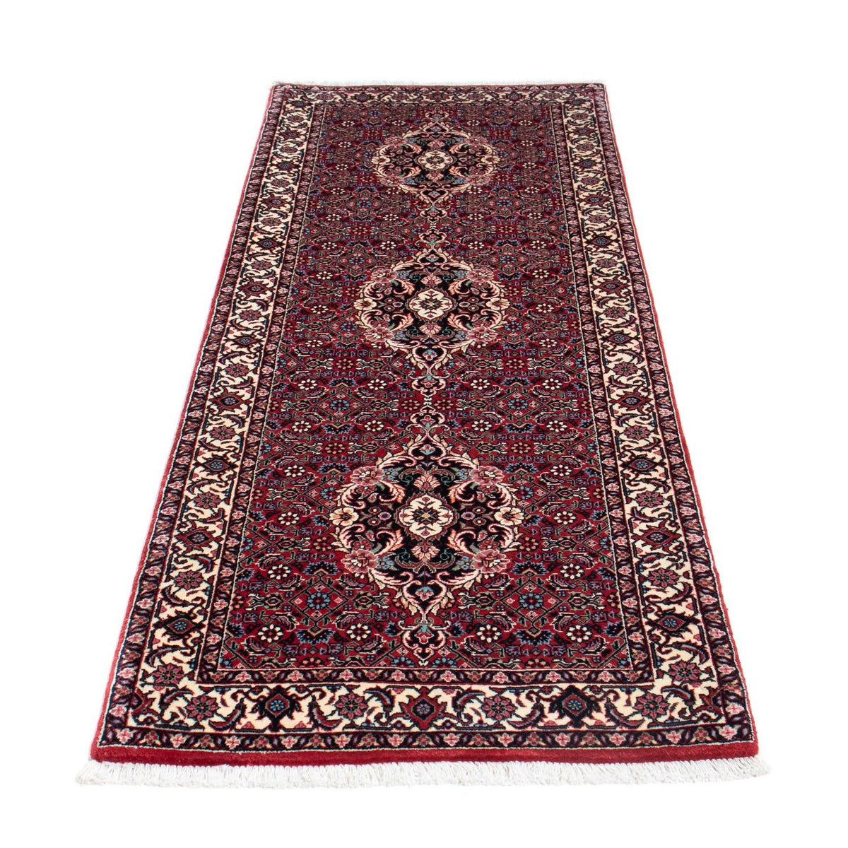 Runner Perser Rug - Bidjar - 200 x 73 cm - red