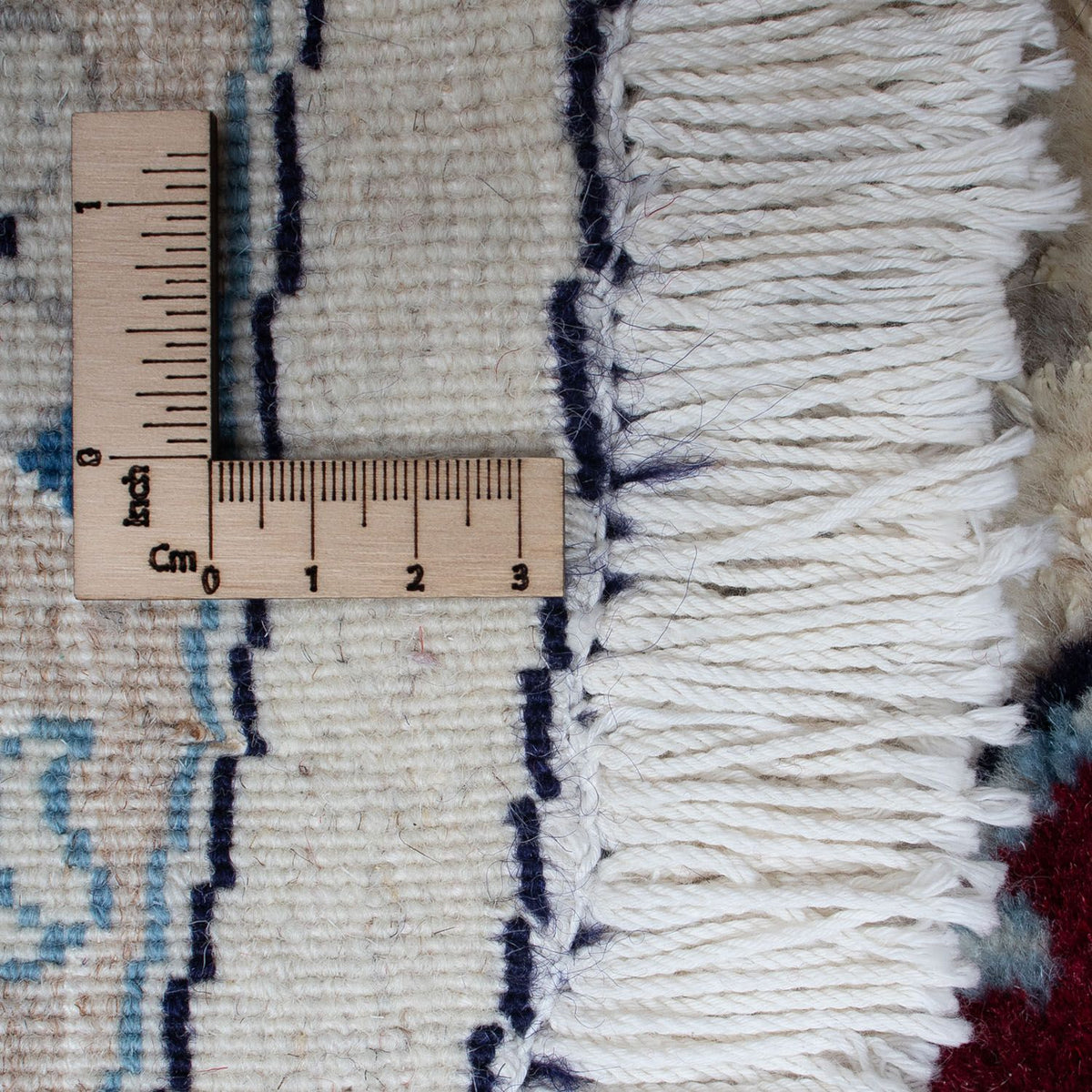 Perser Rug - Nain round  - 245 x 245 cm - dark red