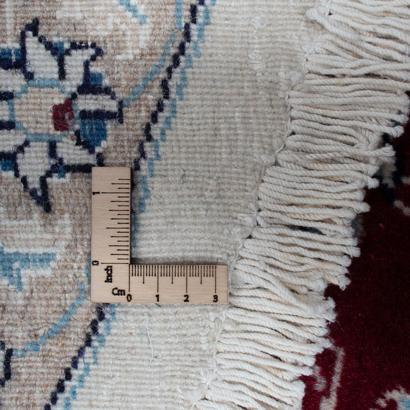 Perser Rug - Nain round  - 300 x 300 cm - dark red