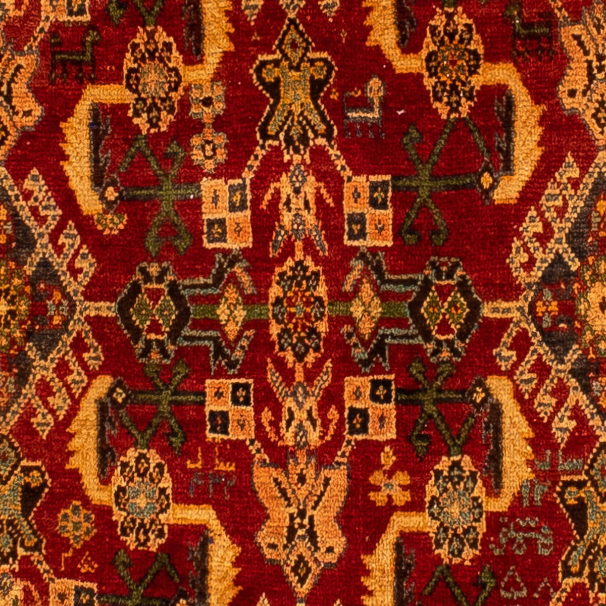 Perser Rug - Nomadic - 288 x 200 cm - dark red