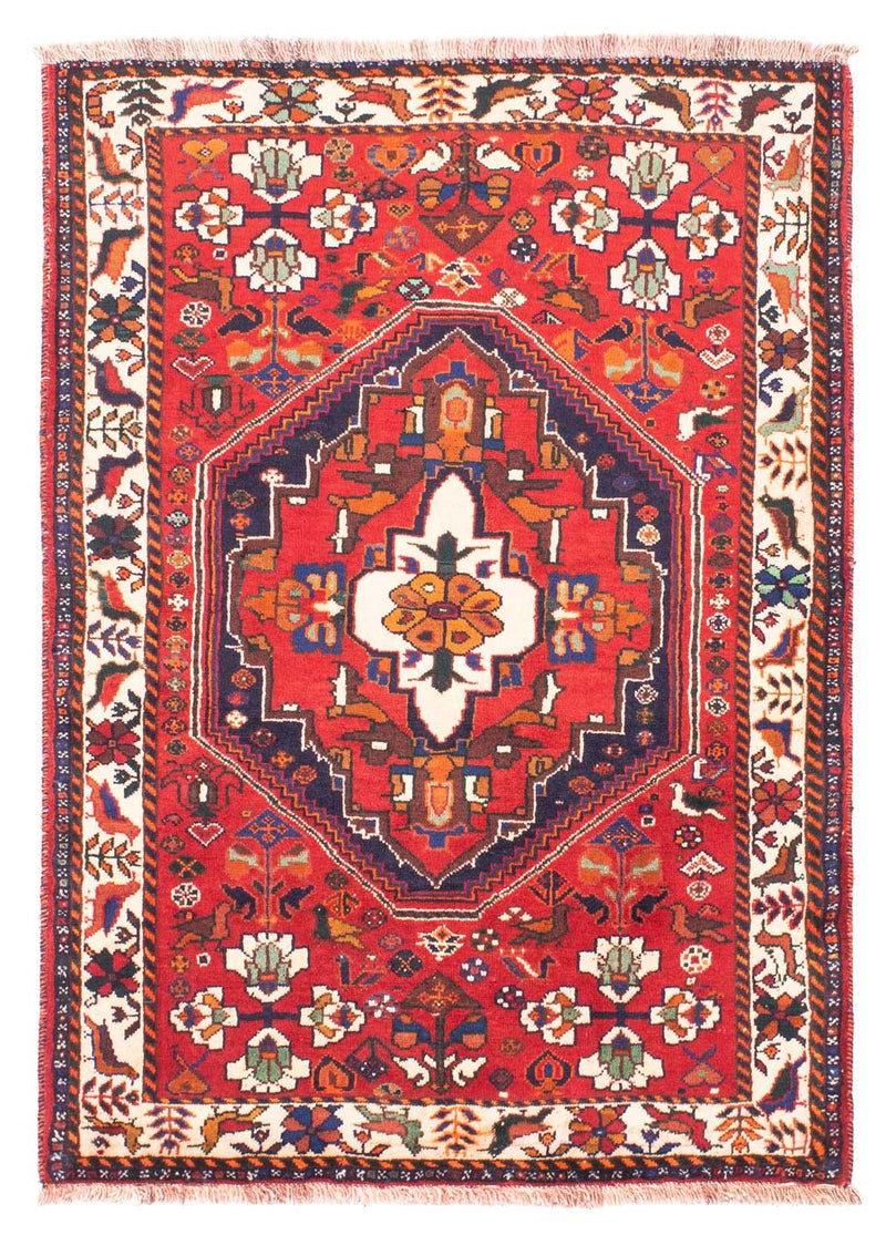 Perser Rug - Nomadic - 158 x 106 cm - dark red