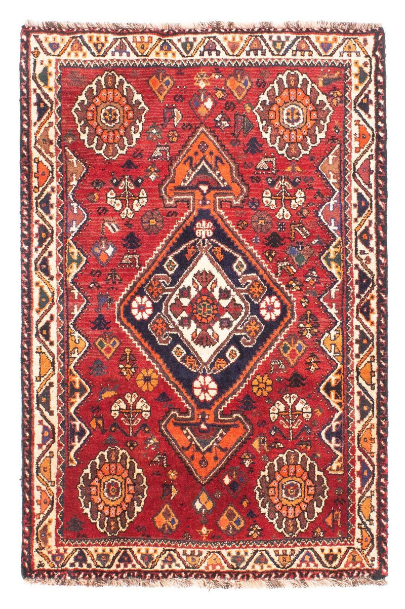 Perser Rug - Nomadic - 152 x 100 cm - dark red