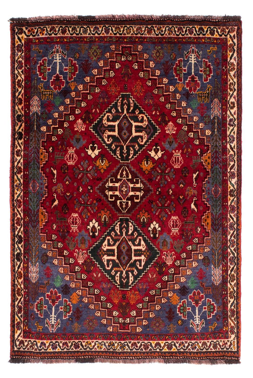 Perser Rug - Nomadic - 163 x 111 cm - dark red