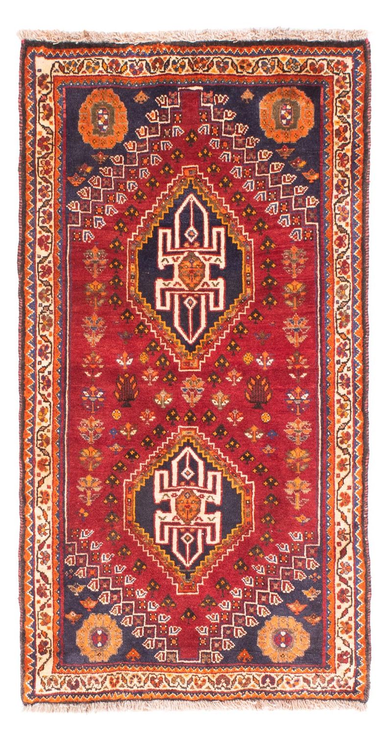 Perser Rug - Nomadic - 156 x 83 cm - dark red