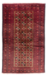 Belutsch Rug - 150 x 97 cm - dark red