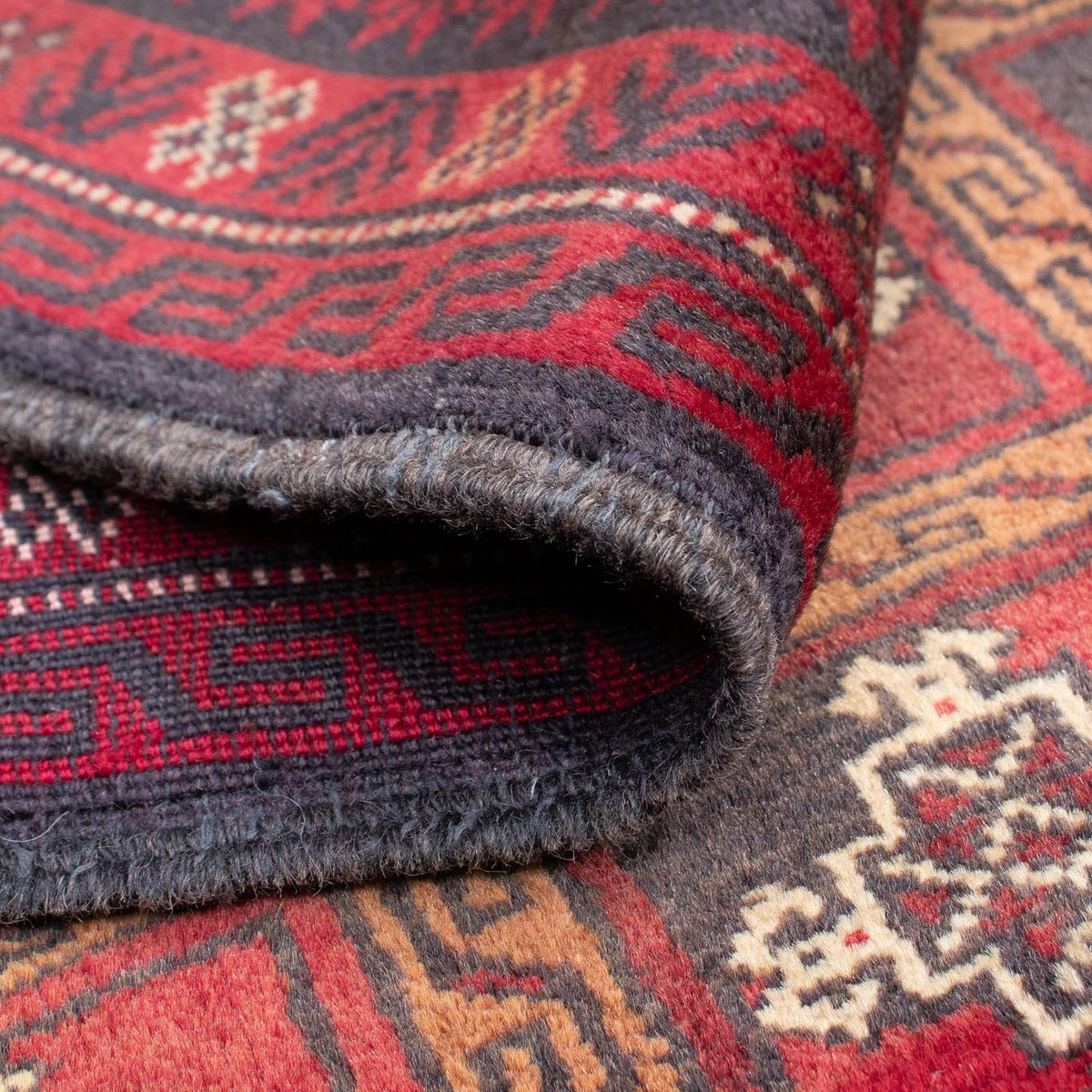 Belutsch Rug - 150 x 97 cm - dark red