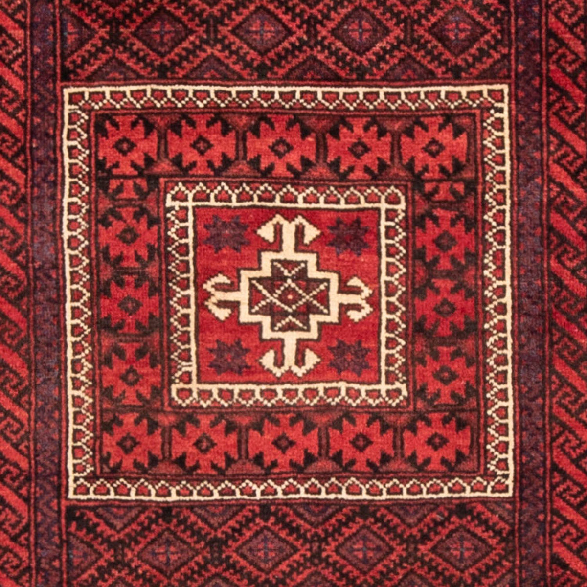 Runner Belutsch Rug - 202 x 108 cm - red