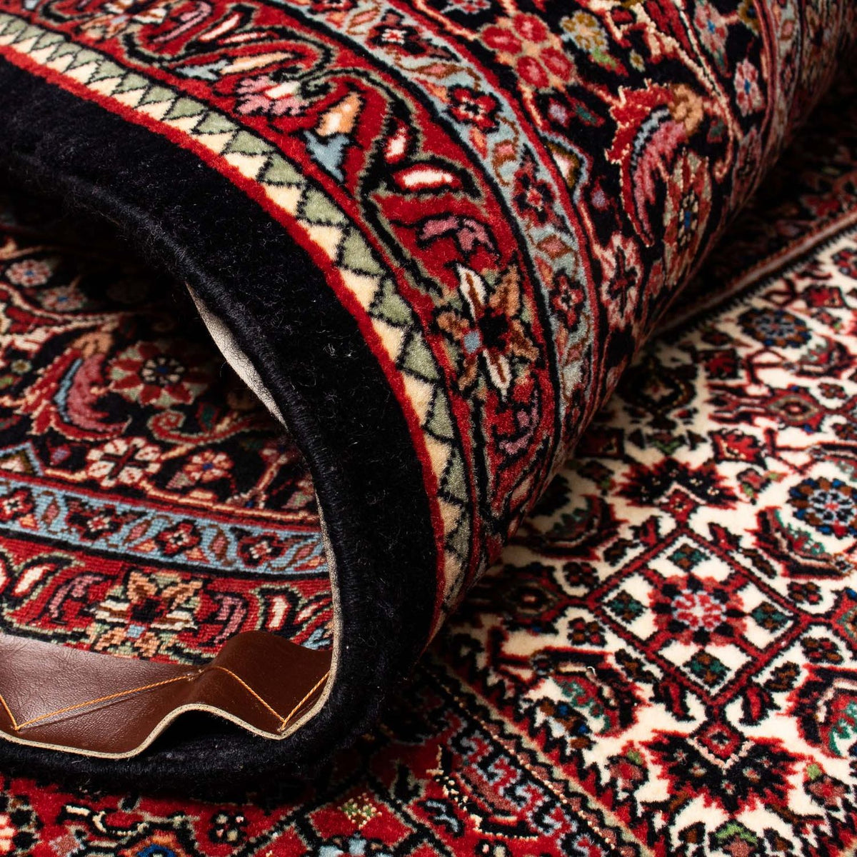 Perser Rug - Bidjar - 253 x 200 cm - dark red