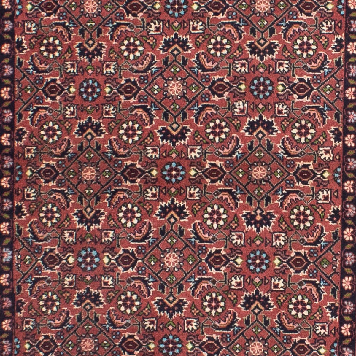 Runner Perser Rug - Bidjar - 290 x 84 cm - light red