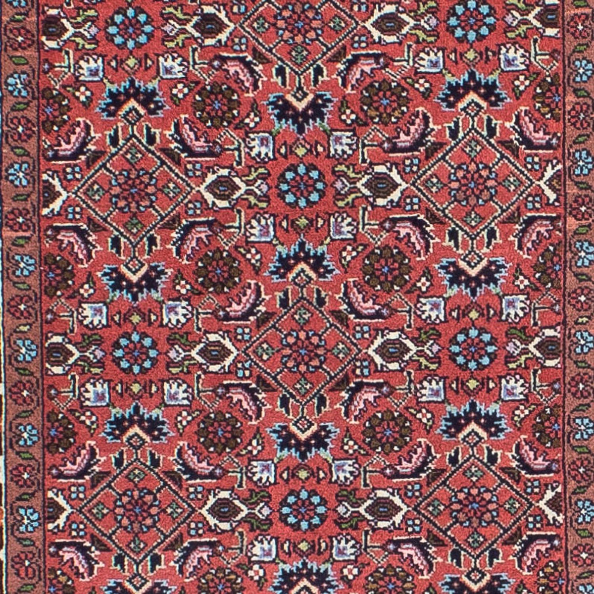 Runner Perser Rug - Bidjar - 296 x 81 cm - light red