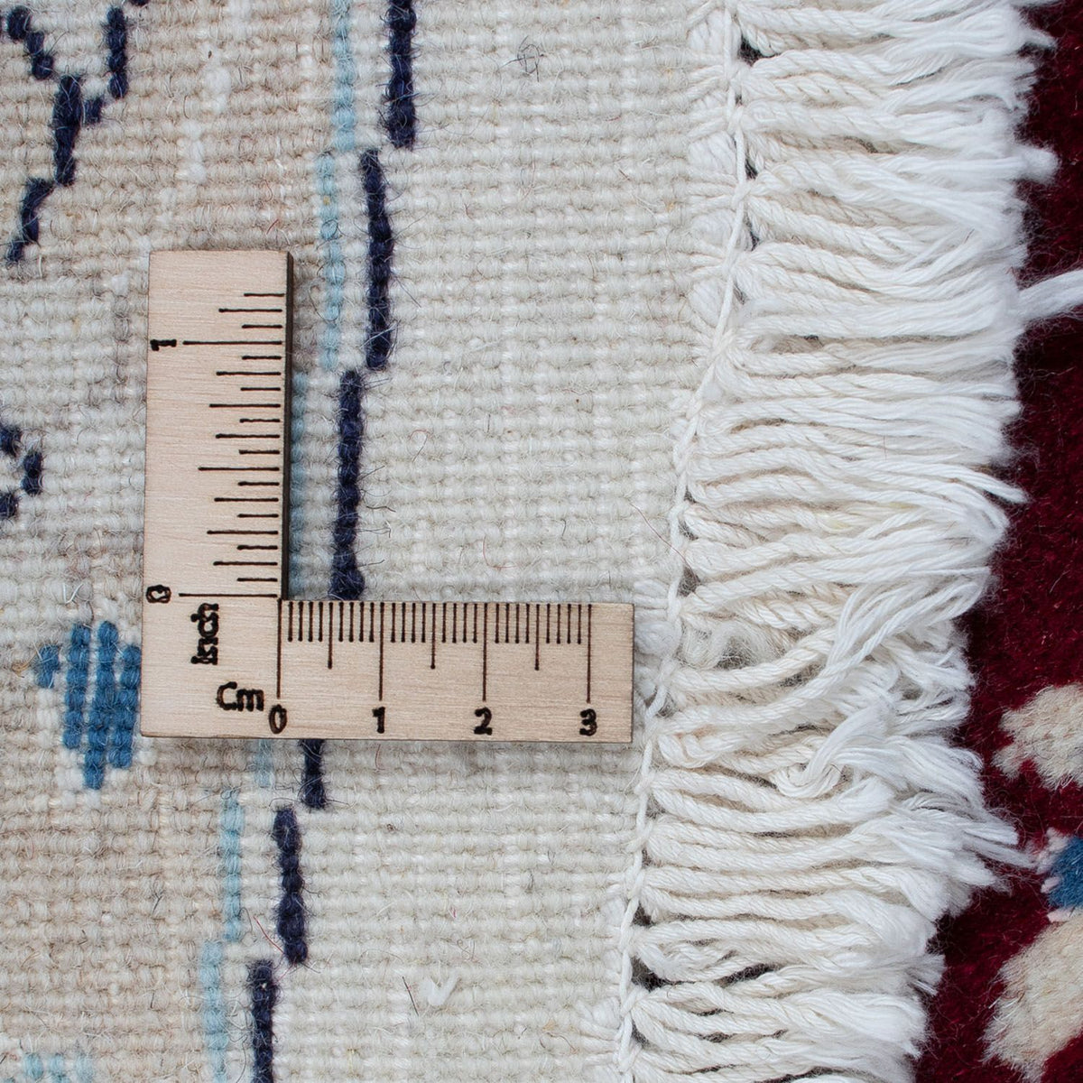 Perser Rug - Nain round  - 250 x 250 cm - dark red