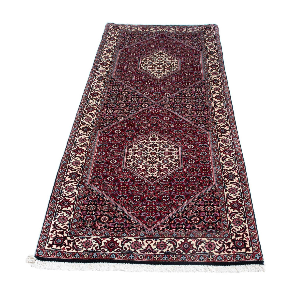 Runner Perser Rug - Bidjar - 208 x 75 cm - dark blue