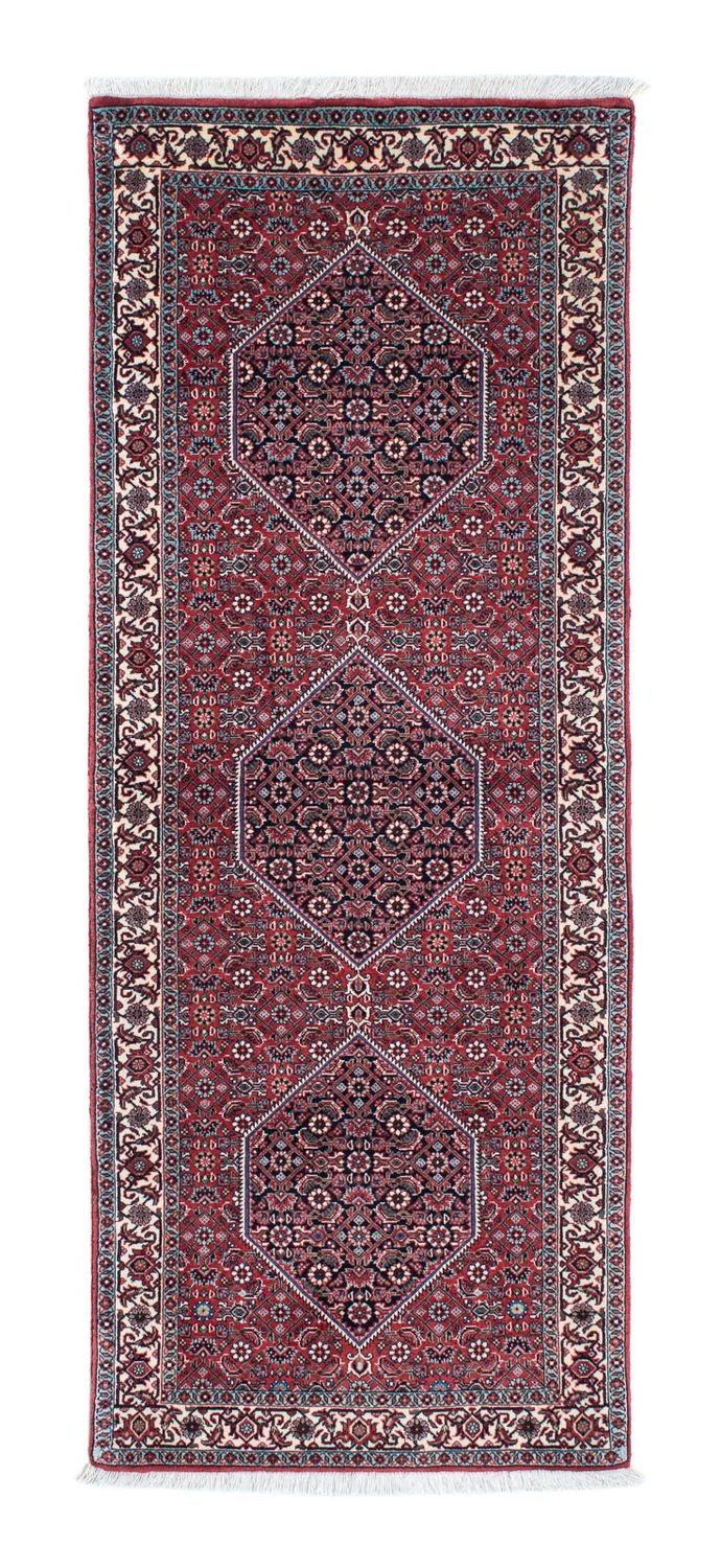 Runner Perser Rug - Bidjar - 196 x 72 cm - red