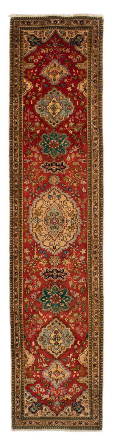 Runner Perser Rug - Tabriz - Royal - 365 x 78 cm - red