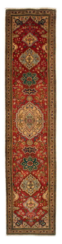 Runner Perser Rug - Tabriz - Royal - 365 x 78 cm - red