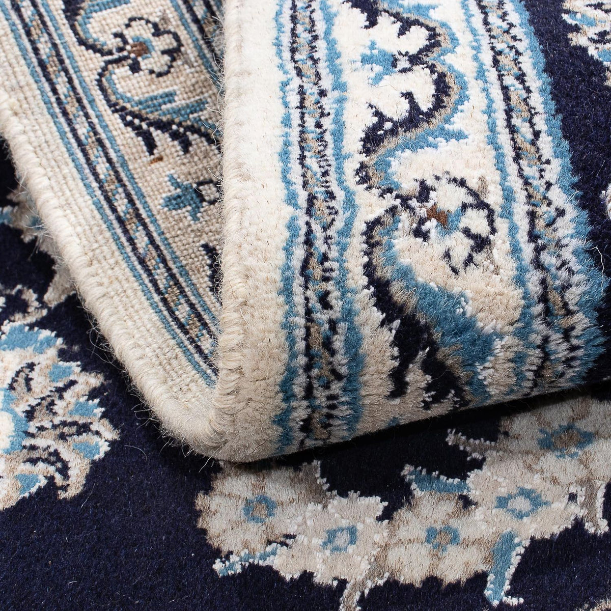 Perser Rug - Nain - 150 x 86 cm - dark blue