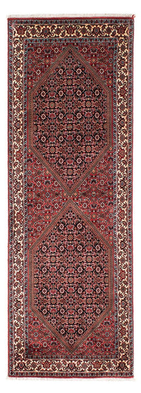 Runner Perser Rug - Bidjar - 211 x 71 cm - dark red