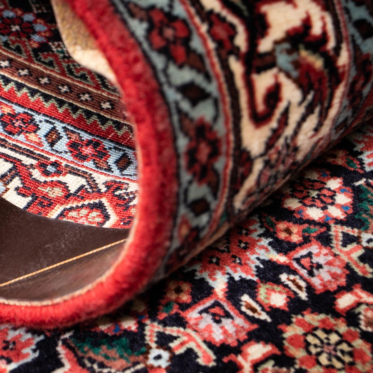 Runner Perser Rug - Bidjar - 211 x 71 cm - dark red