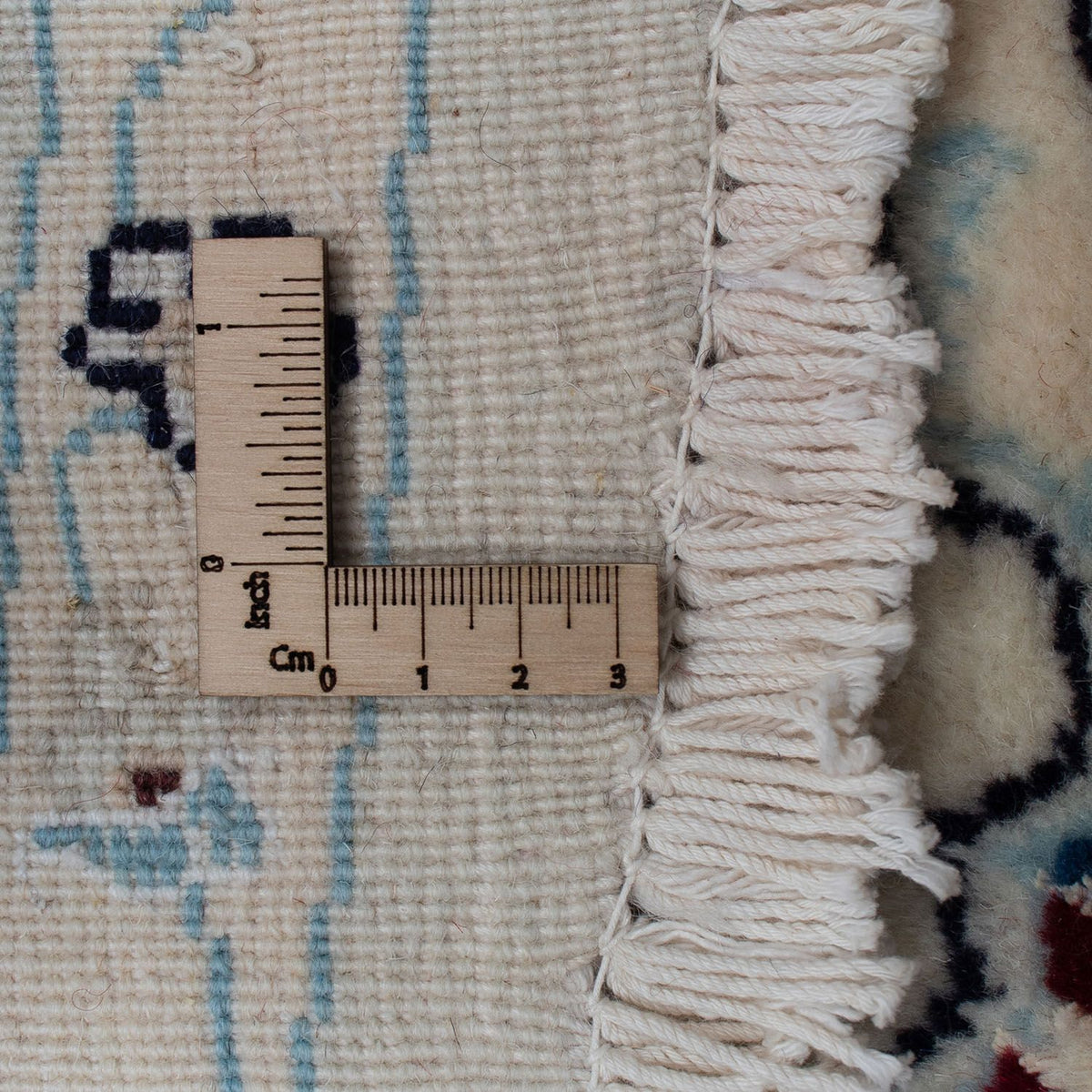 Perser Rug - Nain round  - 300 x 300 cm - dark red