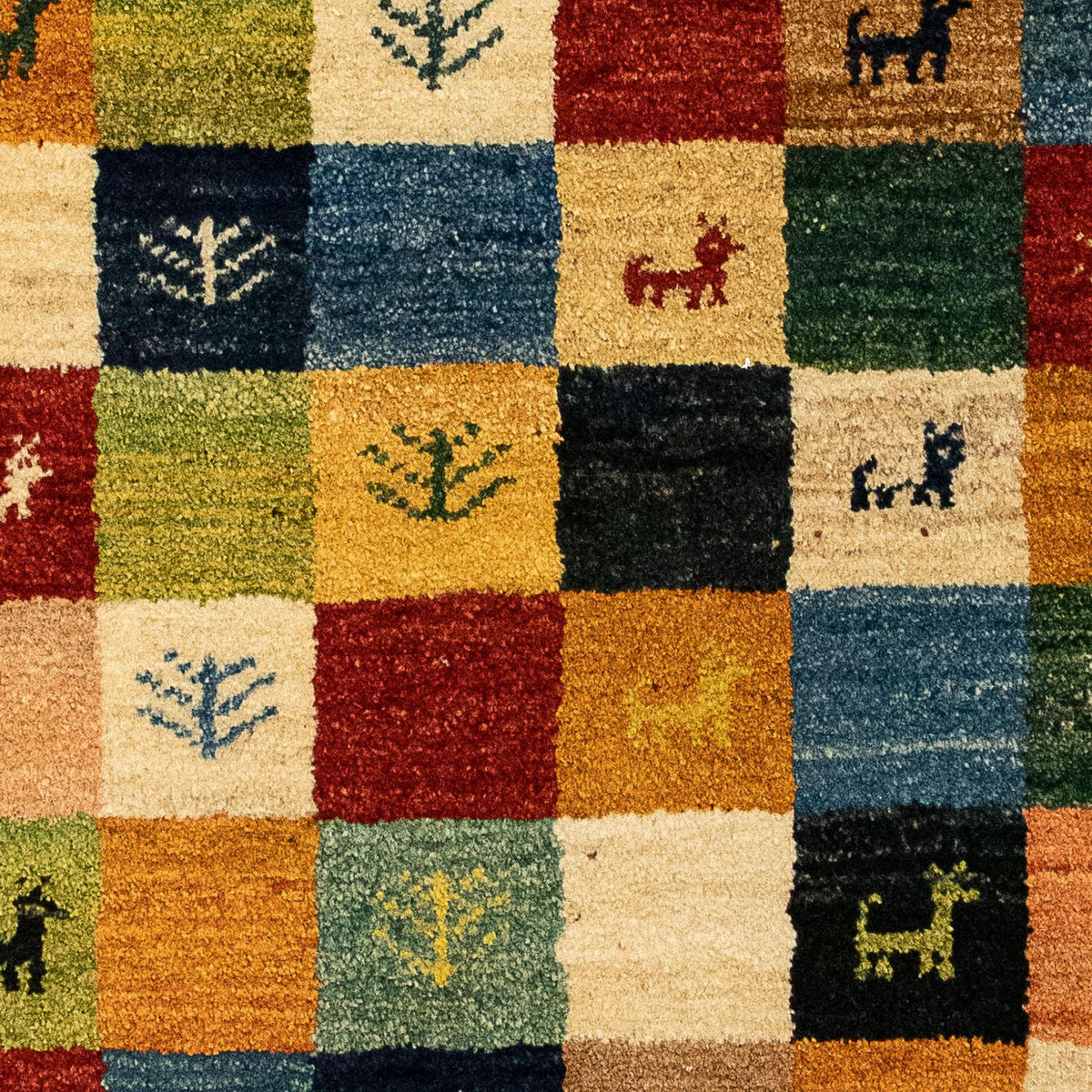 Gabbeh Rug - Perser - 136 x 72 cm - dark red