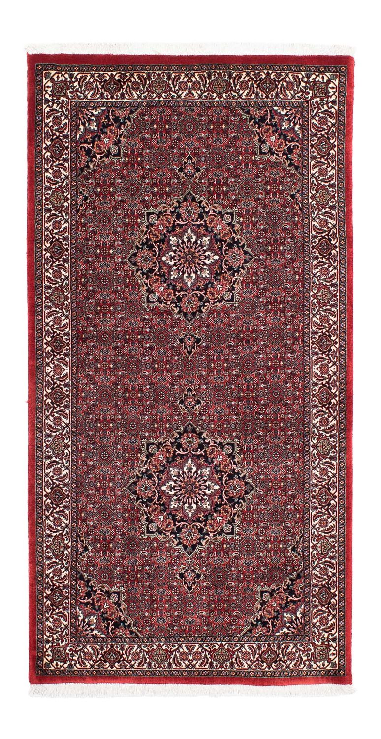 Runner Perser Rug - Bidjar - 203 x 100 cm - red