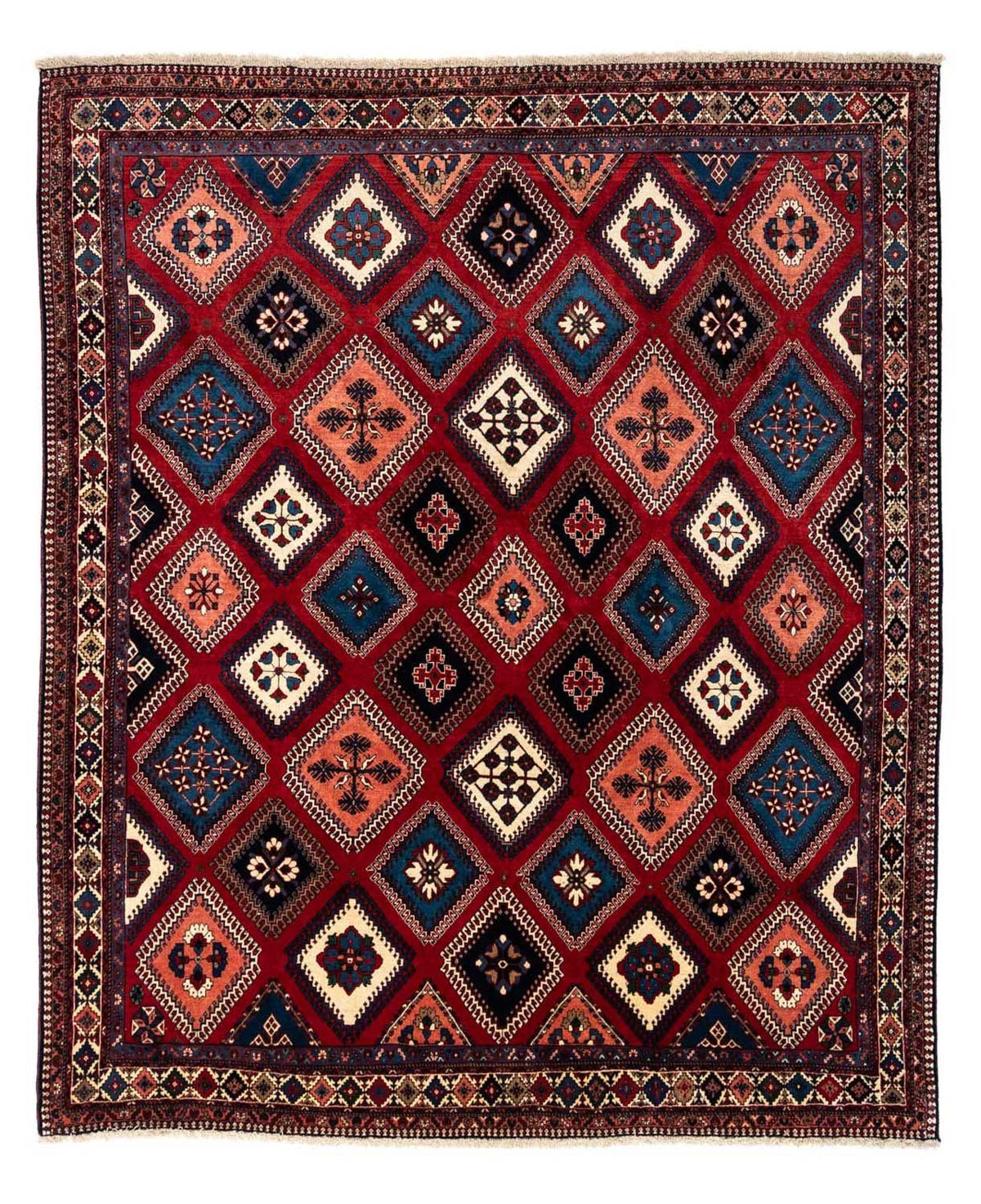 Perser Rug - Nomadic - 290 x 252 cm - dark red