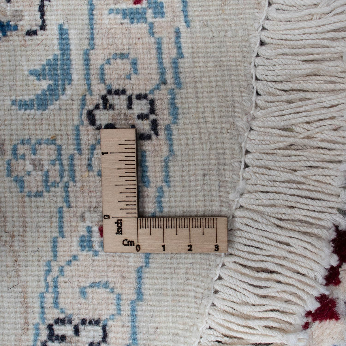 Perser Rug - Nain round  - 295 x 295 cm - dark red