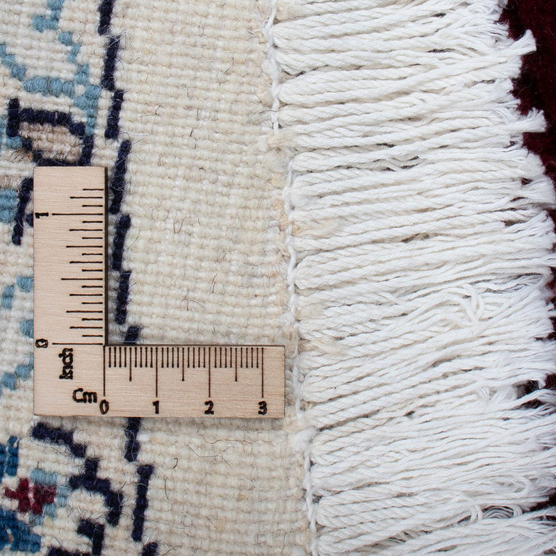 Perser Rug - Nain round  - 252 x 252 cm - dark red