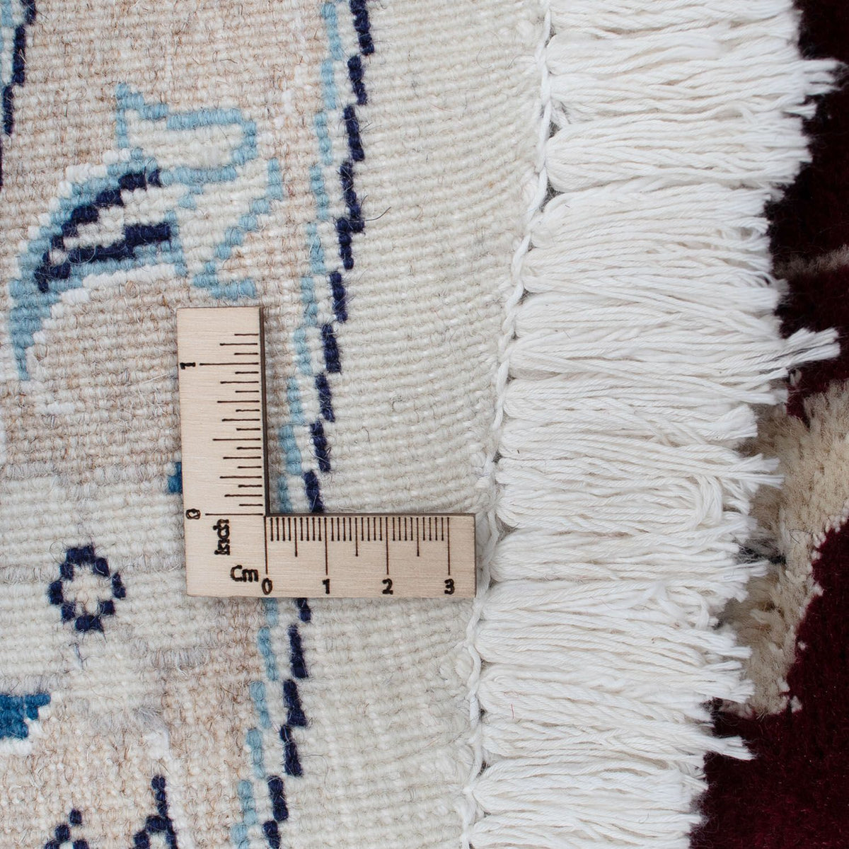 Perser Rug - Nain - Royal - 250 x 250 cm - dark red