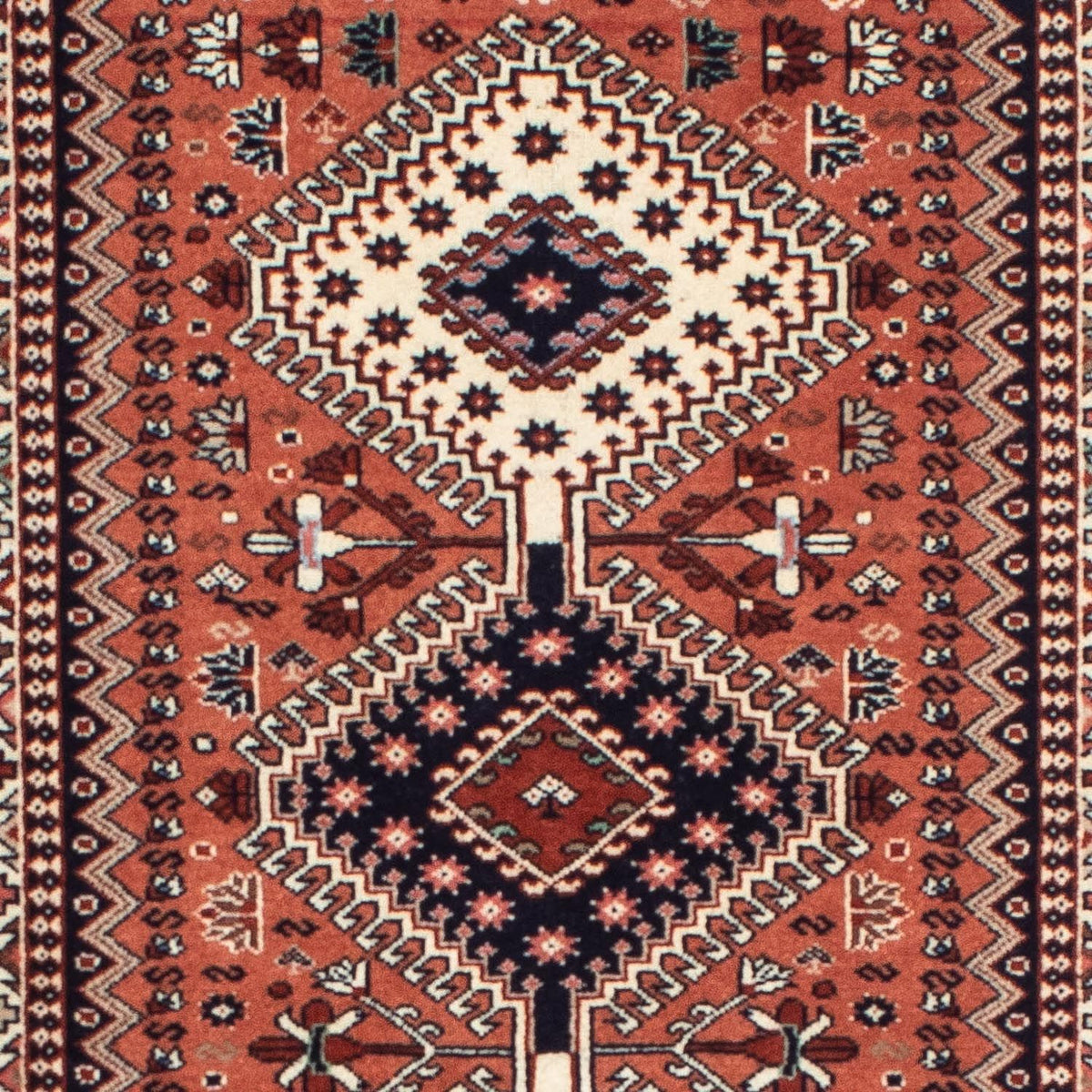 Runner Perser Rug - Nomadic - 202 x 81 cm - light red